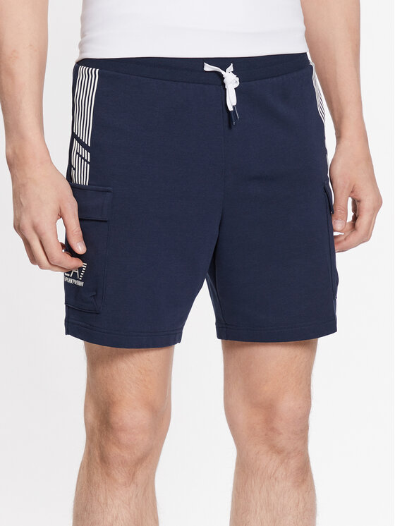EA7 Emporio Armani EA7 Emporio Armani Sport rövidnadrág 3RPS55 PJLIZ 1554 Sötétkék Regular Fit