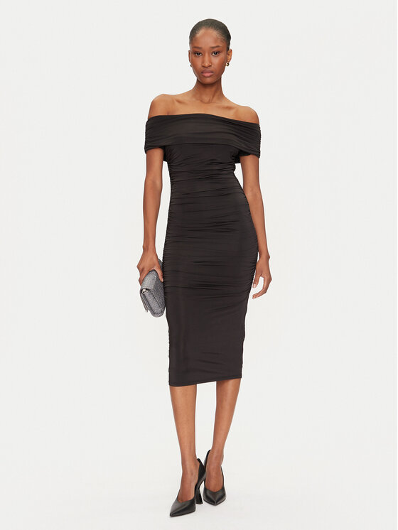 Marciano Guess Marciano Guess Koktel haljina 5GGK39 6259A Crna Regular Fit