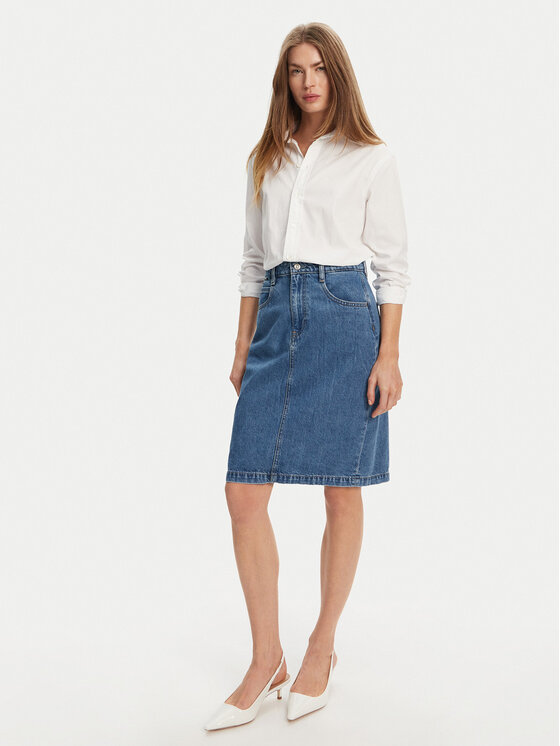 BOSS BOSS Jeansrock Cobaltide 50538596 Blau Regular Fit
