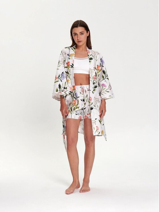 White pocket White pocket Kimono kimono Biały