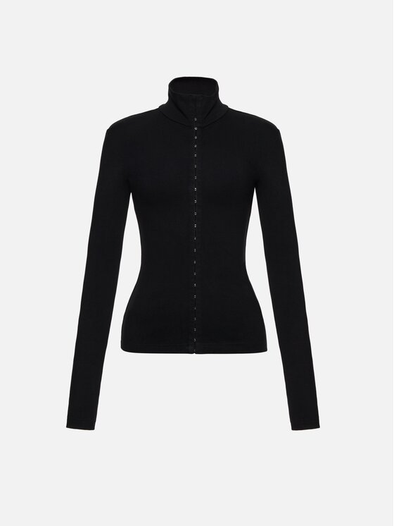 La Mania La Mania Blúzka HALI Čierna Basic Fit