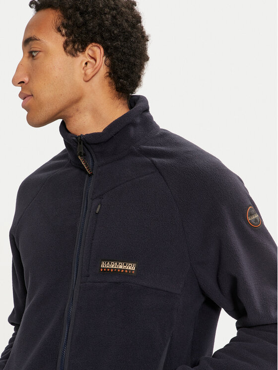 Napapijri Napapijri Fleecejacke T-Dolent NP0A4HZP Dunkelblau Regular Fit
