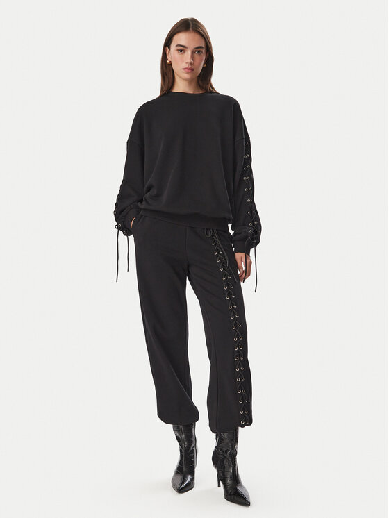 Liu Jo Liu Jo Hanorac TF6276 F0334 Negru Relaxed Fit