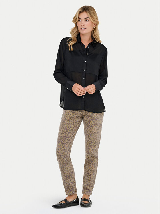 ONLY ONLY Košulja Star 15360299 Crna Regular Fit