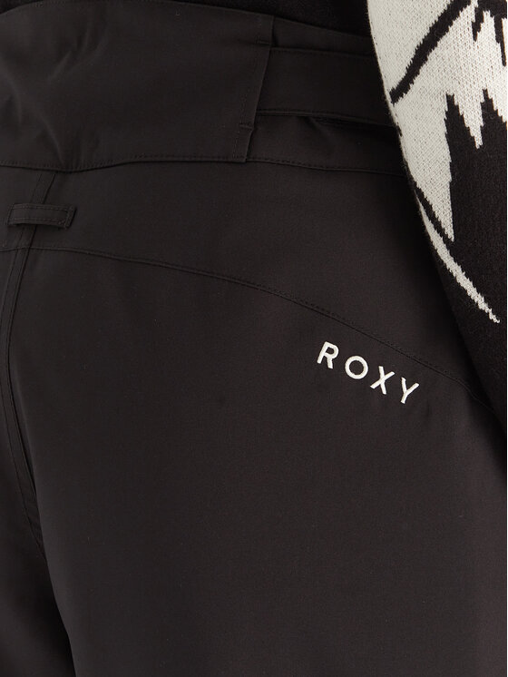 Roxy Roxy Lyžařské kalhoty Snowy Crest PT ERJTP03301 Černá Regular Fit