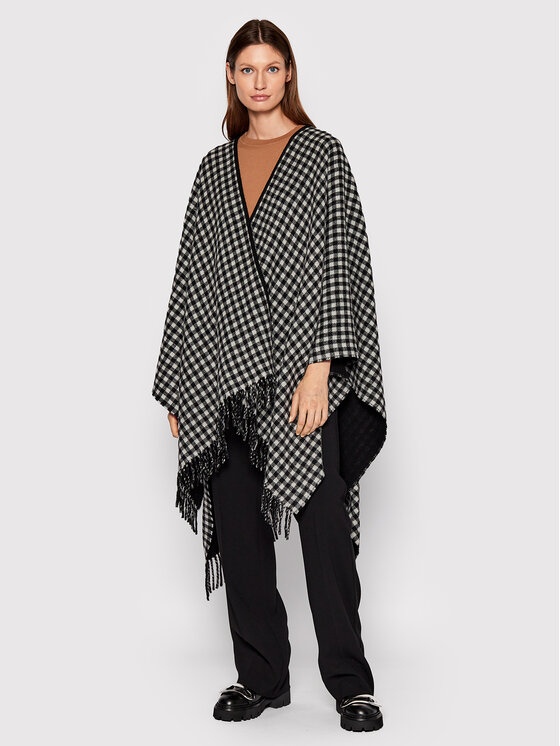 N°21 N°21 Пончо 22I N2M1 6903 6983 Чорний Regular Fit