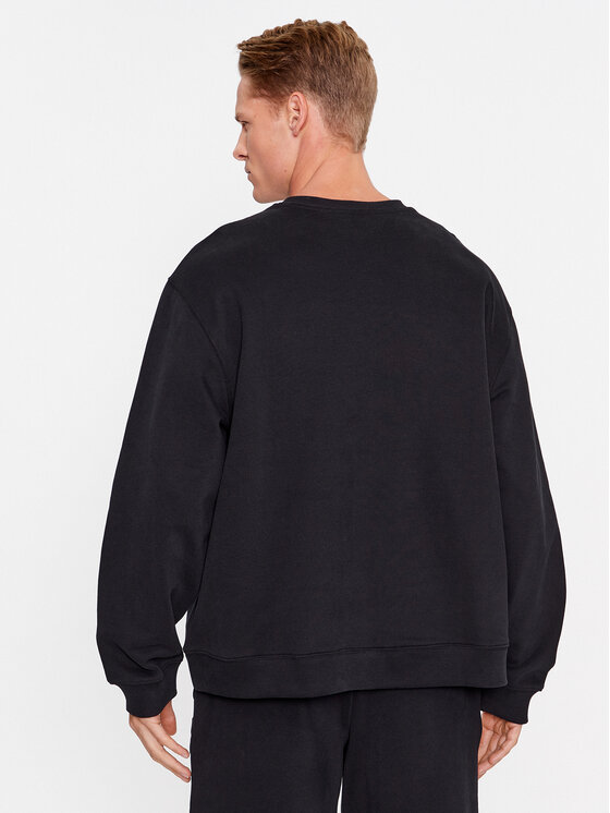 HUGO Hugo Pulóver Classic 50500459 Fekete Relaxed Fit