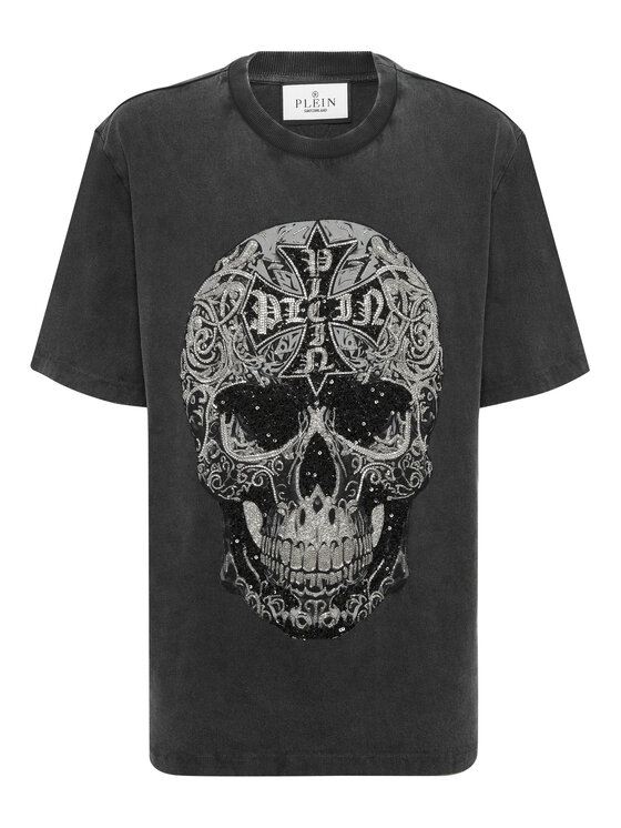 PHILIPP PLEIN PHILIPP PLEIN T-Shirt 26269 Czarny Regular Fit