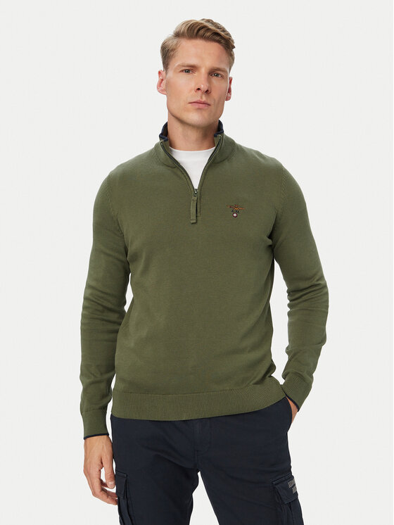 Aeronautica Militare Pulover 262MA1670UL00506 Kaki Regular Fit