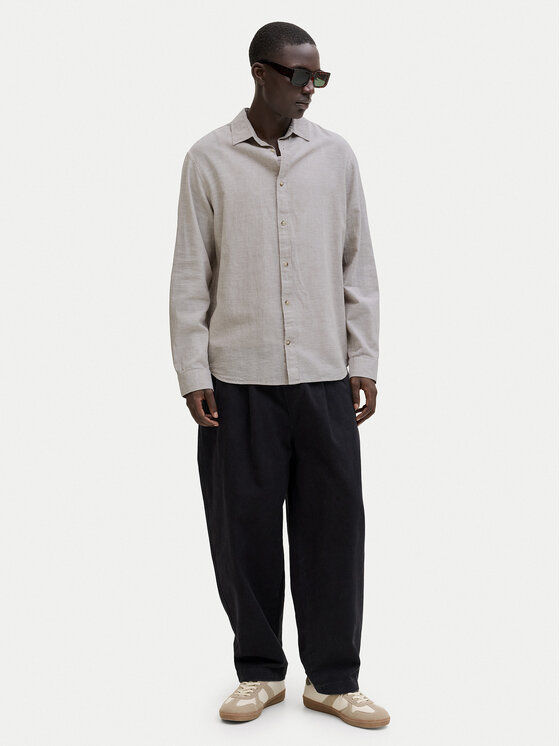 Jack & Jones Jack & Jones Koszula Summer 12289174 Beżowy Regular Fit