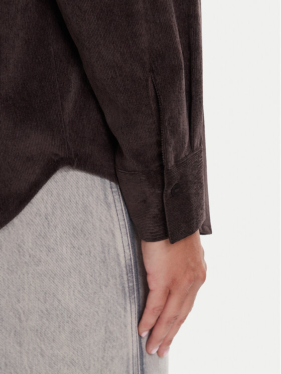 Vero Moda Vero Moda Košulja Sanne 10317194 Smeđa Oversize