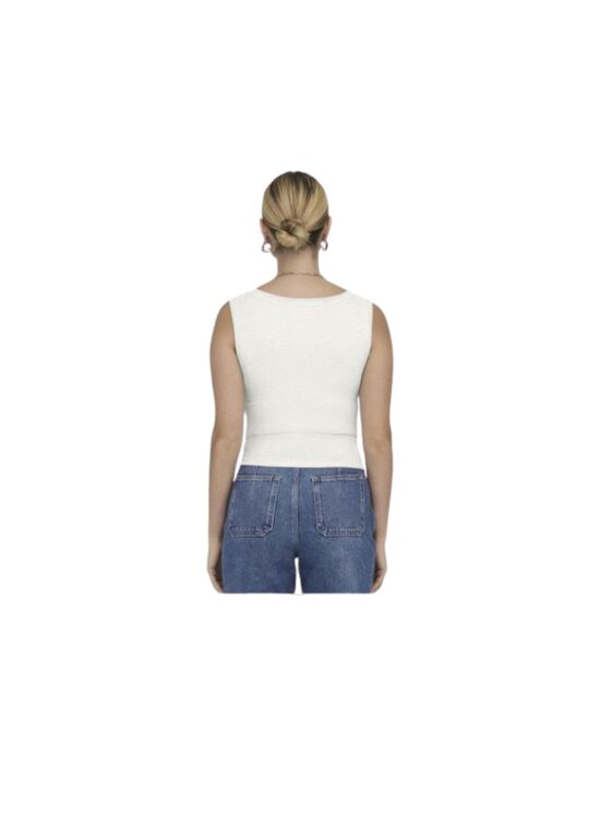 ONLY ONLY Top Canotta onleasy sl tank top Bianco Extra Slim Fit