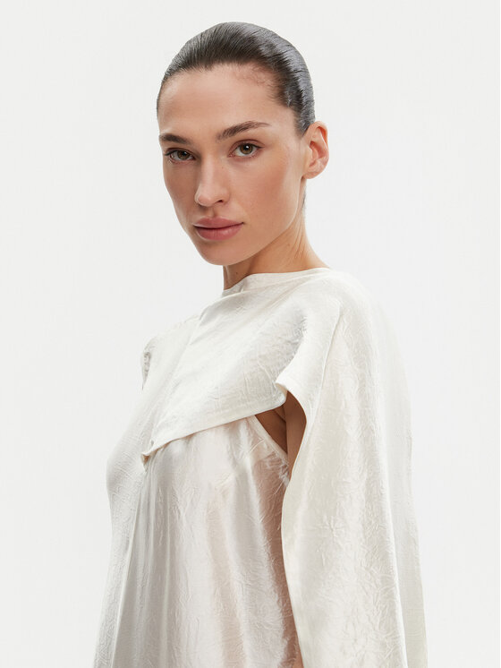 Herskind Herskind Rochie cocktail Leroy 5547196 Alb Relaxed Fit