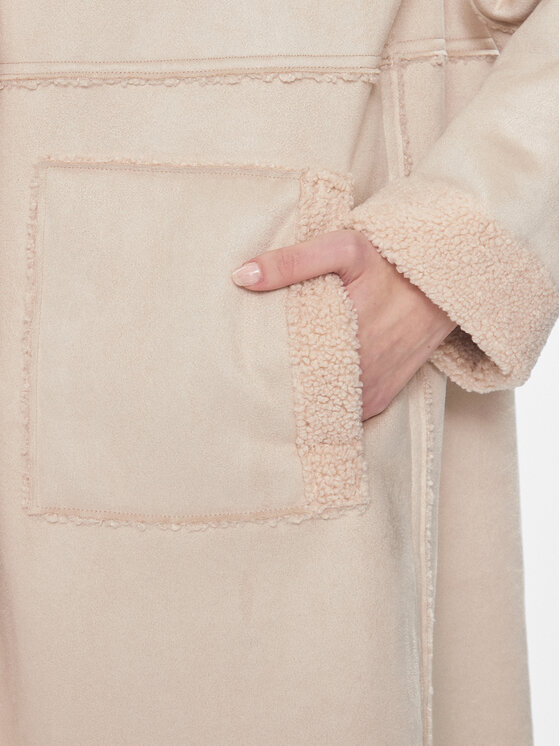 Marc Aurel Marc Aurel Fellmantel 5496 1000 93142 Beige Loose Fit