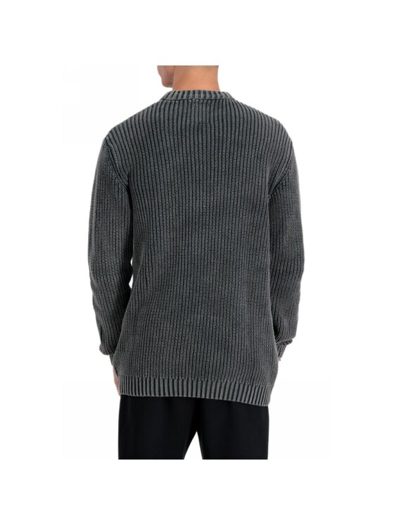 Alpha Industries Alpha Industries Sweter AI.138402-03-3XL Czarny Regular Fit