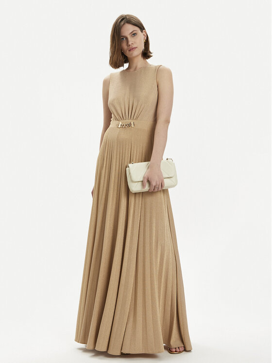 Gaudi Gaudi Abendkleid 411FD14007 Goldfarben Regular Fit
