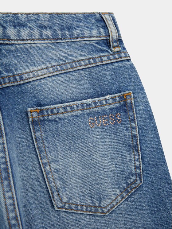 Guess Kids Guess Kids Spodnie materiałowe 170433 Niebieski Regular Fit