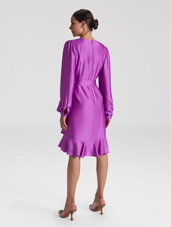 Swing Swing Kokteilinė suknelė 5AG06500 Violetinė Regular Fit