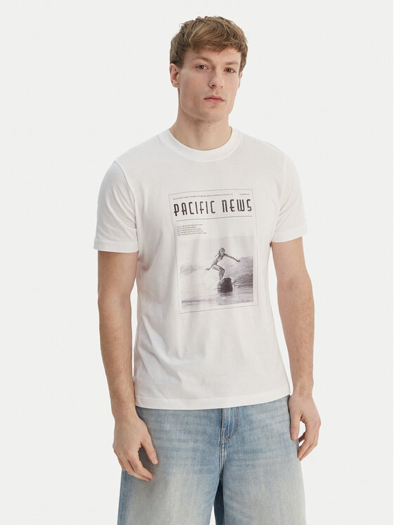 JOOP! Jeans JOOP! Jeans T-shirt JJJ-Laulea 30101984 Bijela Regular Fit