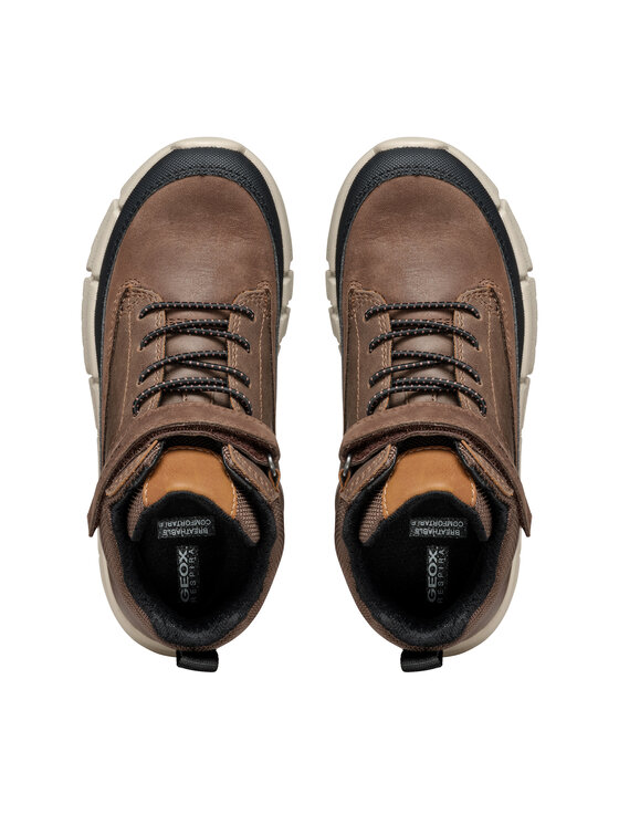 Geox Geox Šnurovacia obuv J Flexyper Boy J369BA 0CLFU C6006 M Hnedá