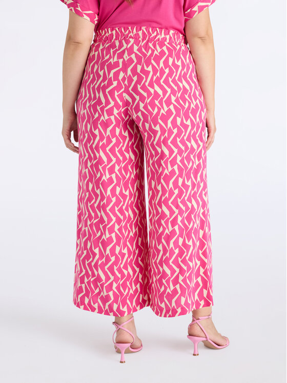 Fiorella Rubino Fiorella Rubino Spodnie materiałowe P000L002276N0S9 Różowy Regular Fit