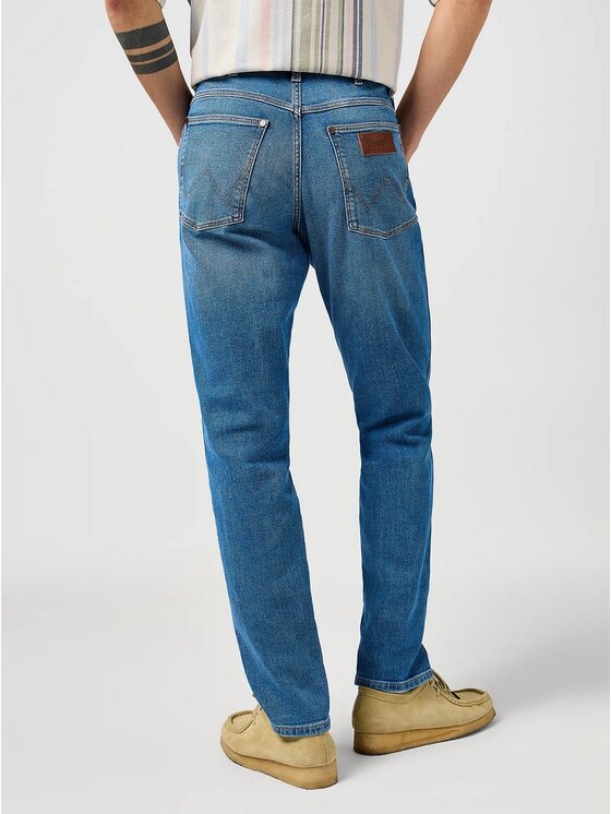 Wrangler Wrangler Jeansy 112364424 Niebieski Slim Leg