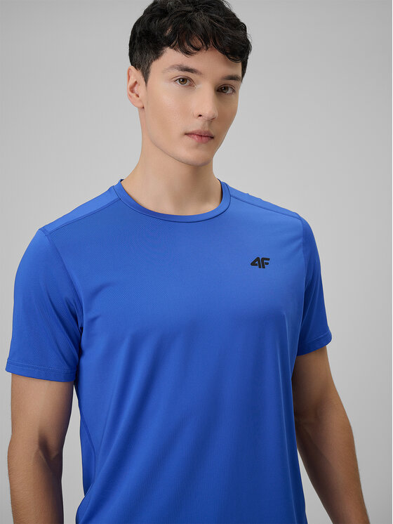 4F 4F Koszulka techniczna MULTI ACTIVE Niebieski Regular Fit