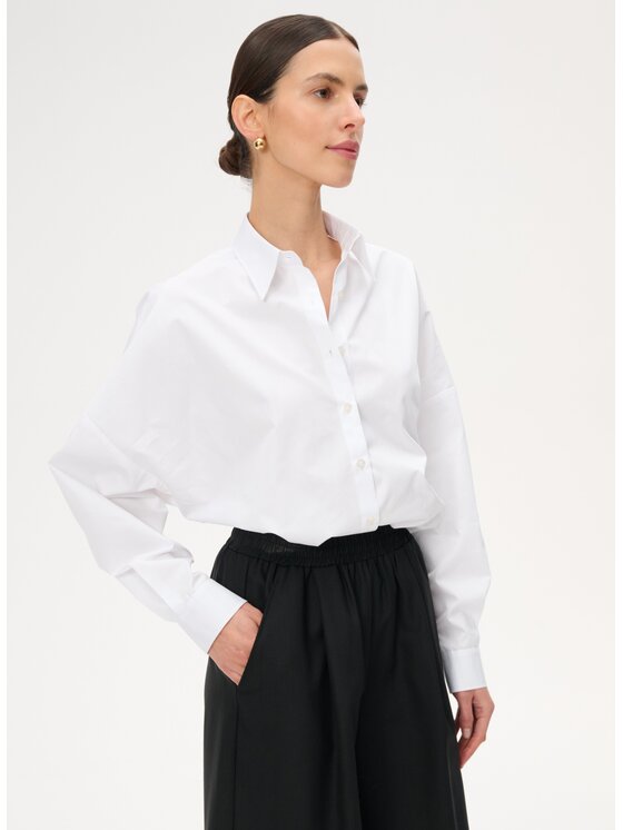 LEBRAND LEBRAND Πουκάμισο Meryl Λευκό Regular Fit
