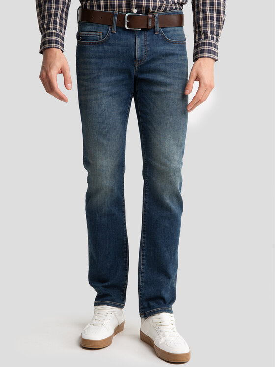 BIG STAR BIG STAR Jeansy TERRY Granatowy Slim Fit