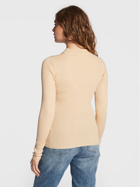 Brave Soul Brave Soul Džemper LK-248RIGBYI Bež Slim Fit
