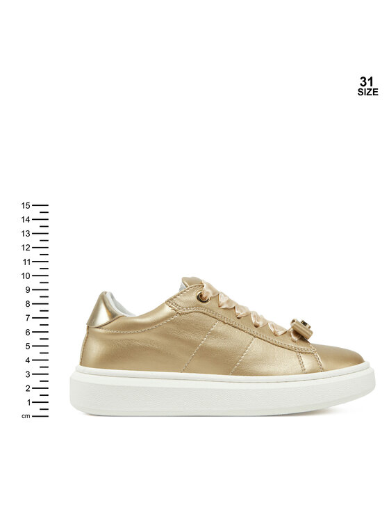 Calvin Klein Jeans Calvin Klein Jeans Laisvalaikio batai Low Cut Lace-Up Sneaker V4A9-83046-1322 M Auksinė