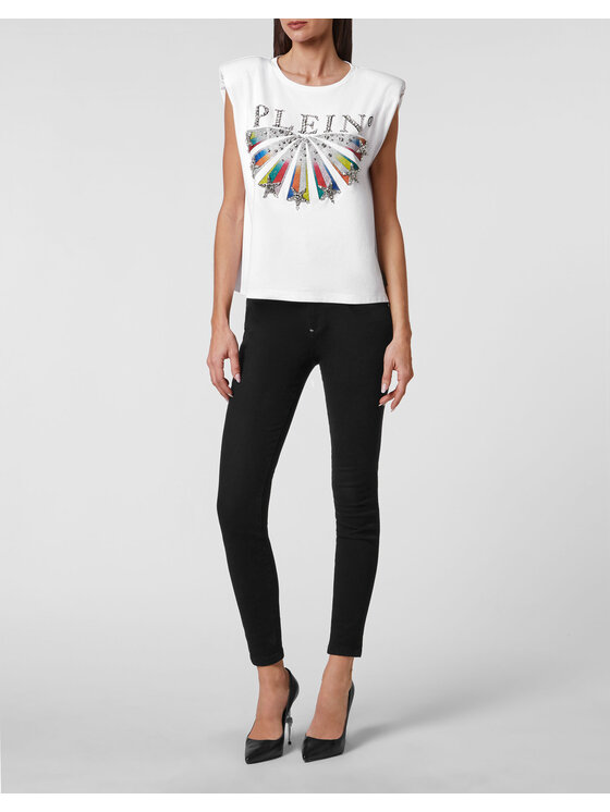 PHILIPP PLEIN PHILIPP PLEIN Tričko 2569 Biela Regular Fit