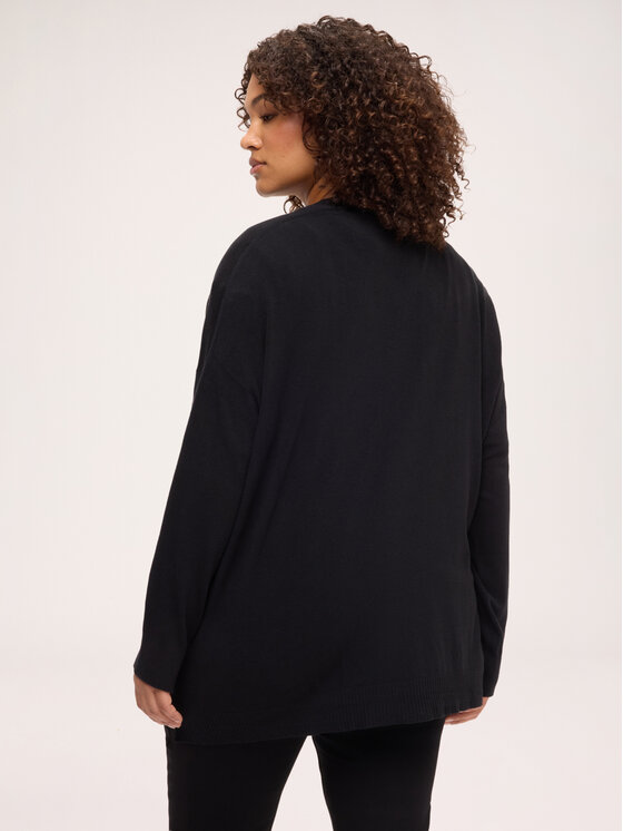 Fiorella Rubino Fiorella Rubino Sweter M348E002407N033 Czarny Over Fit