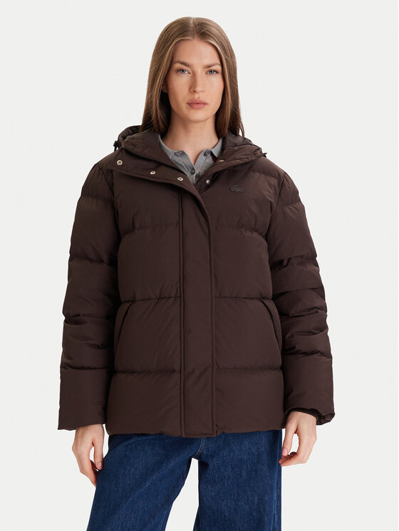 Lacoste Lacoste Zimní bunda BF2608 Hnědá Regular Fit