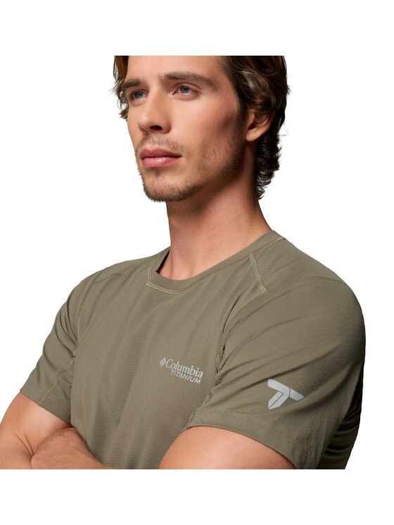 Columbia Columbia T-Shirt 215720 Zielony Regular Fit