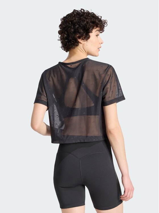 adidas adidas Koszulka techniczna 165449 Czarny Loose Fit