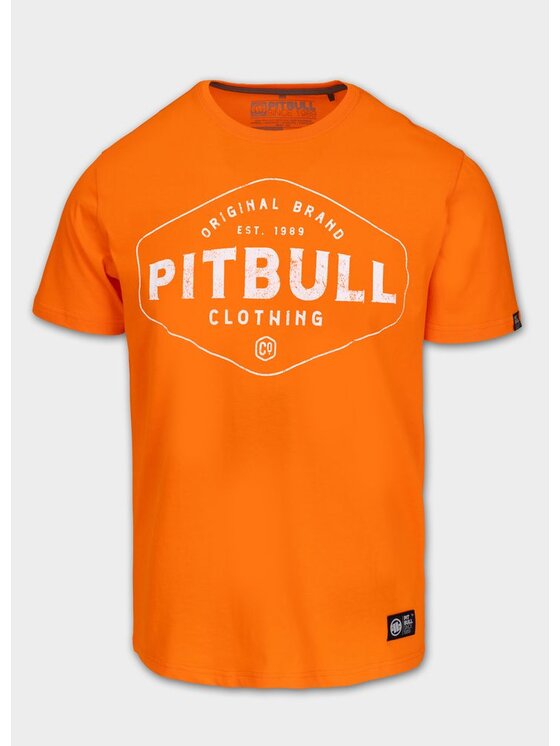 PITBULL PITBULL T-Shirt AUTOMATIC Pomarańczowy Regular Fit