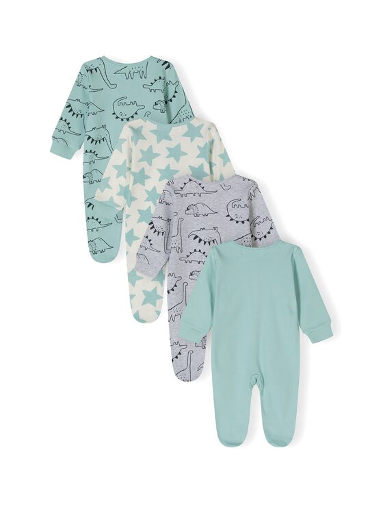 minoti minoti Pajac 24babypack9 Zielony Regular Fit