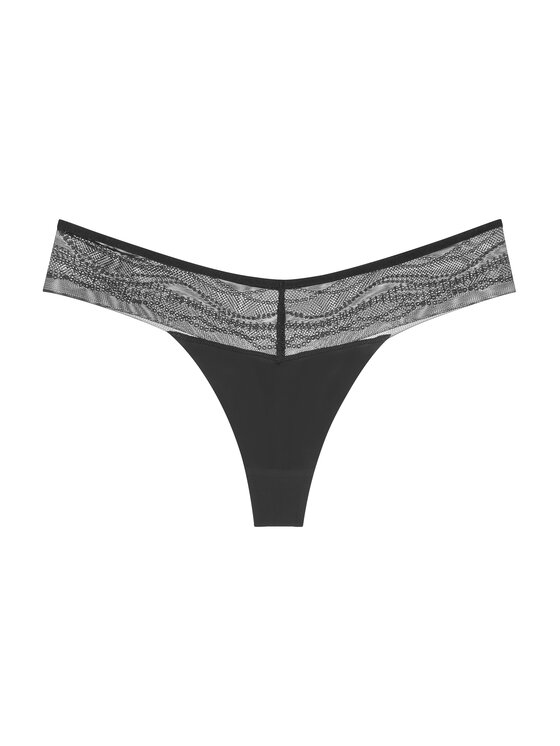 Triumph Triumph Chilot tanga Breathe & Lift Smart 10226446 Negru