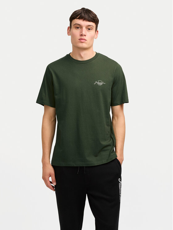 Jack&Jones T-krekls Erris 12256799 Zaļš Standard Fit