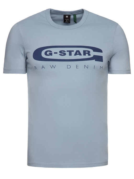 G-Star Raw G-Star Raw Tricou D15104-336-5304 Albastru Straight Fit