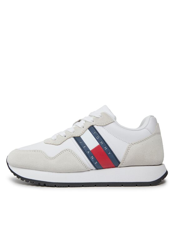 Tommy Jeans Tommy Jeans Laisvalaikio batai Tjw Eva Runner Mat Mix Ess EN0EN02510 Balta