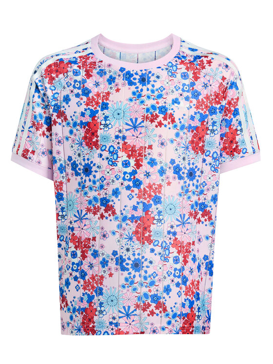 adidas adidas T-shirt Liberty London KD1765 Rosa Loose Fit