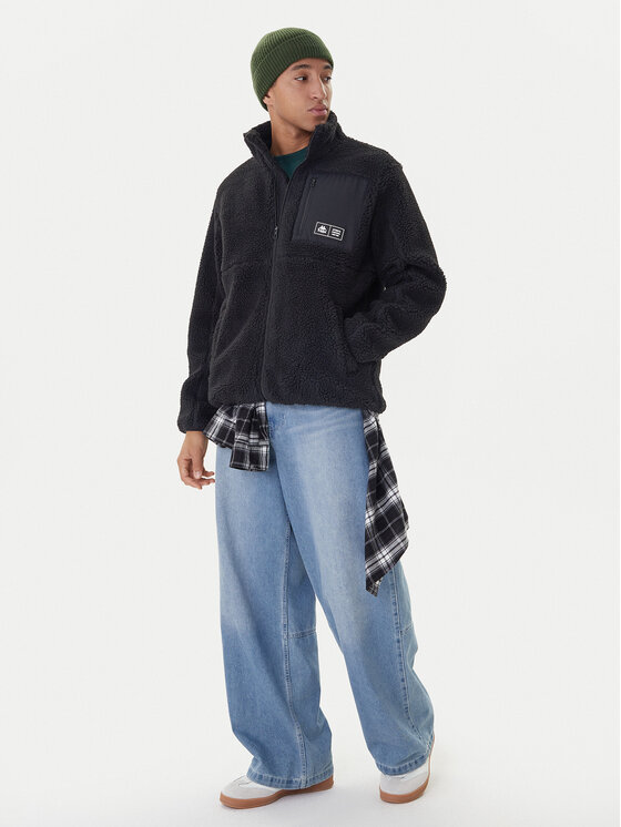 Kappa Kappa Fleecová mikina Olya 381Z6LW Čierna Regular Fit