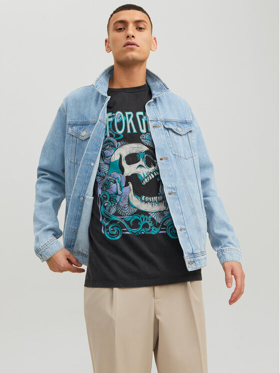 Jack & Jones Jack & Jones Jeansová bunda Jean 12223612 Modrá Regular Fit
