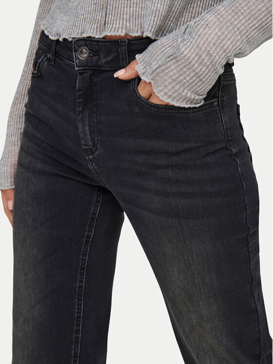 ONLY ONLY Jeans hlače Blush 15330779 Črna Straight Fit