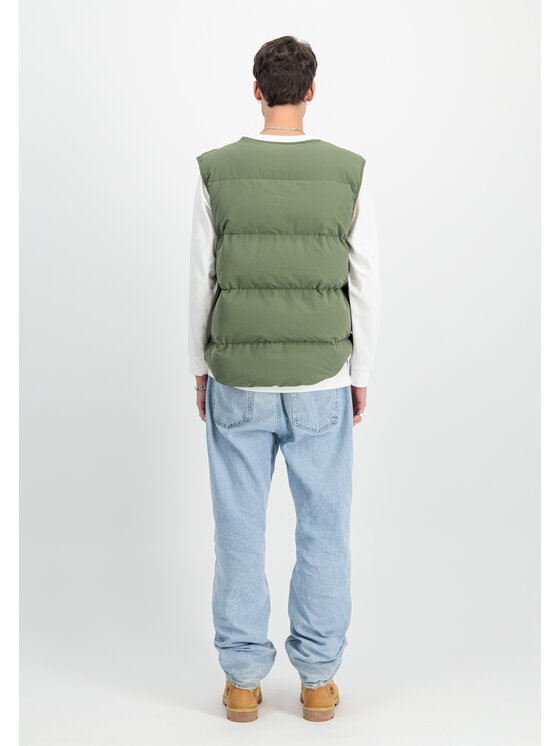 Alpha Industries Alpha Industries Kamizelka Protector Puffer Vest Zielony Oversize