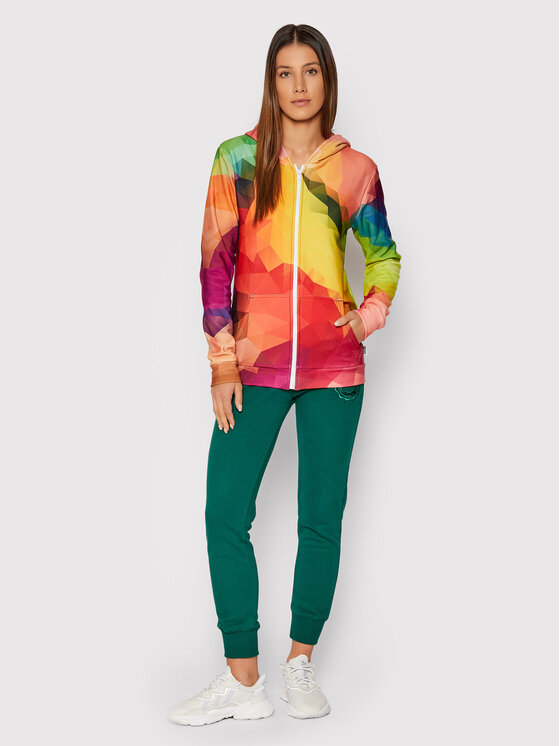 Felpa Unisex Colorful Geometric Multicolore
