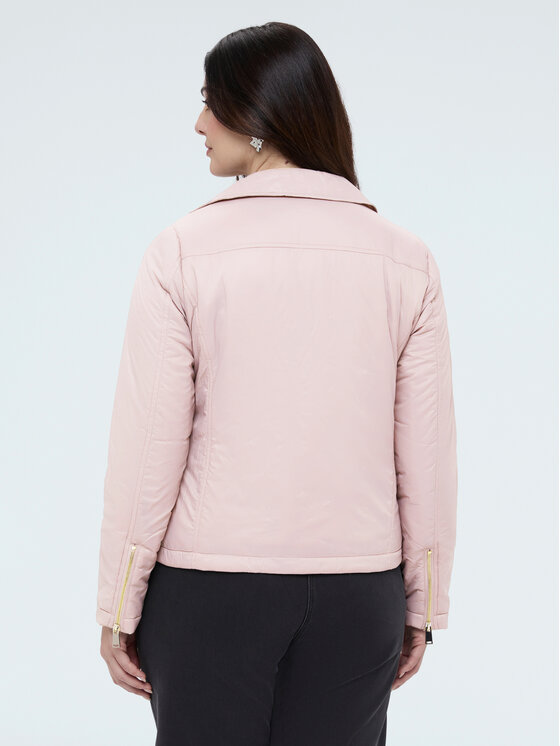 Fiorella Rubino Fiorella Rubino Kurtka puchowa F039T001470N006 Różowy A-Line Fit