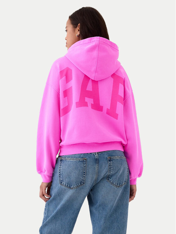 Gap Gap Bluza 841725-01 Różowy Regular Fit